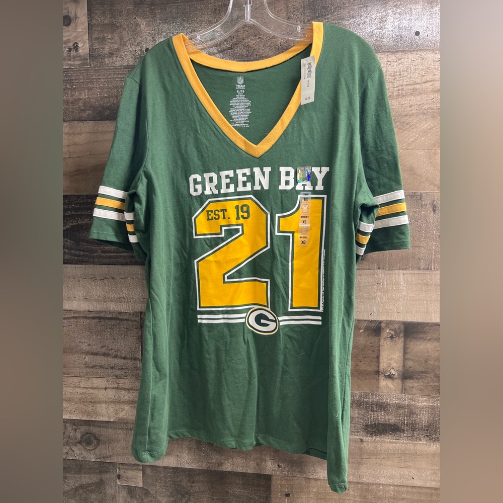 Women’s Green Bay Packers T-Shirt Size XL - Picture 1 of 3